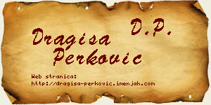 Dragiša Perković vizit kartica